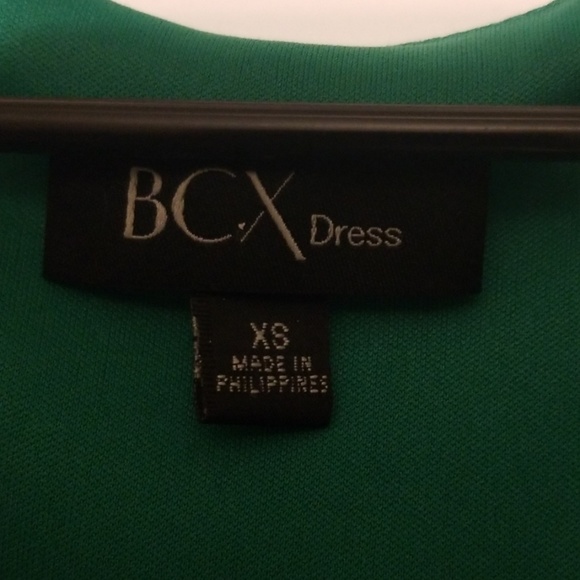 3 FOR 15 BCX Green dress Size XS - Picture 4 of 7